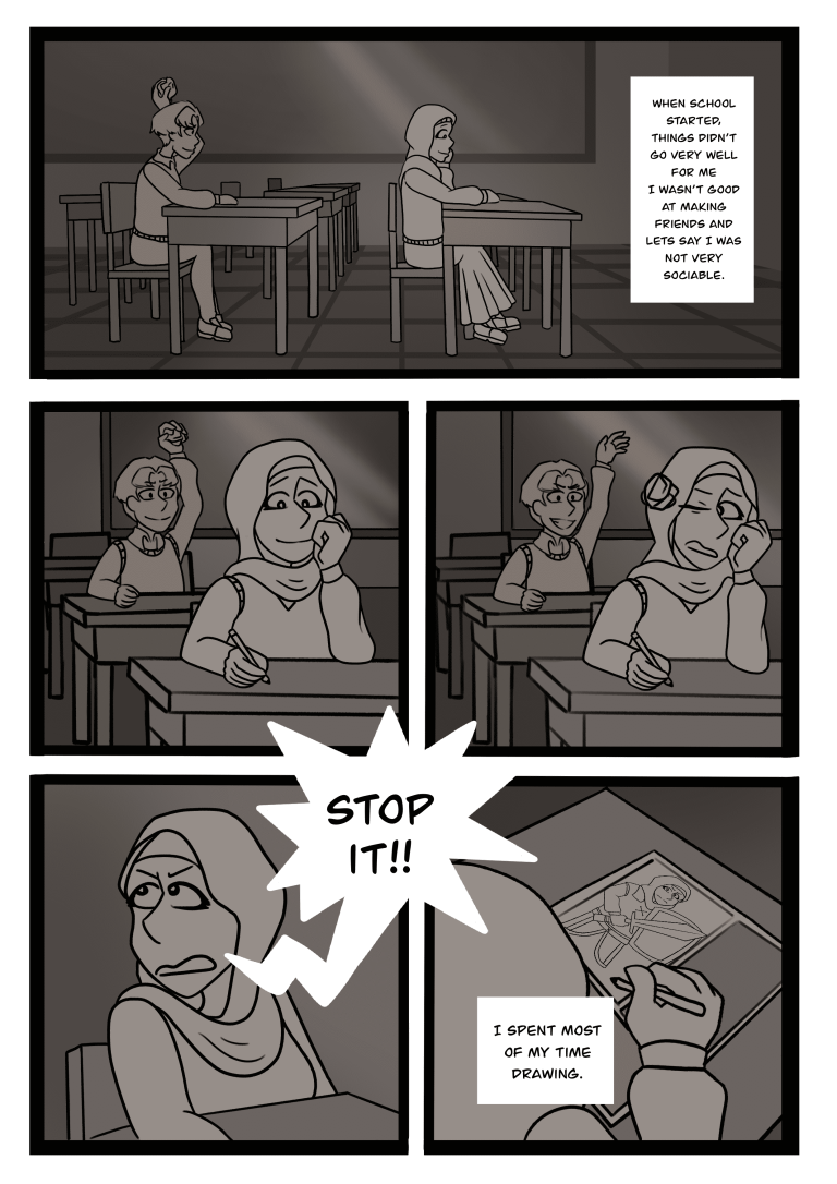 Juan García - How to defeat a bully - Página 1 - @jhon_art.draws